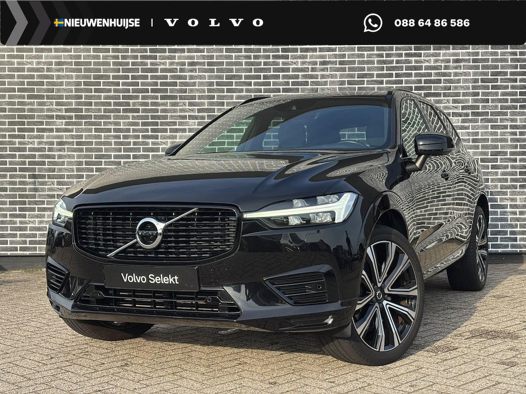 Volvo XC60 2.0 Recharge T6 AWD R-Design | Plug-in Hybrid (PHEV) | Panoramadak | Achteruitrijcamera | Parkeersensoren | Keyless Entry | Elektrische Achterklep | Stoelverwarming voor en achter | Cruise Control Adaptief | BLIS | Navigatie | Apple Carplay | Android Auto