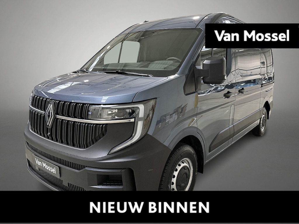 Renault Master T35 2.0 dCi 130pk L2H2 Advance | Nieuw | BPM-vrij | Rijklaarprijs | Dubbele schuifdeur | navigatie | vierseizoenbanden met spatschermen | trekhaak |,houtenvloer en kunststof wandbekleding | achteruitrijcamera | rear step | geintegreerde opstap in de achterbumper | reservewiel |