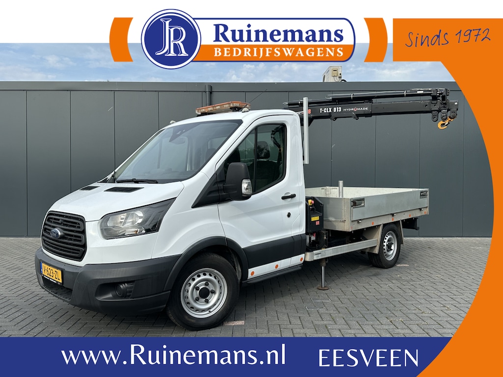 Ford Transit 350 2.0 TDCI 130 PK AWD / 4x4 / HIAB T-CLX 013 KRAAN / AWD / TREKHAAK / AIRCO / 2.800 KG AHG