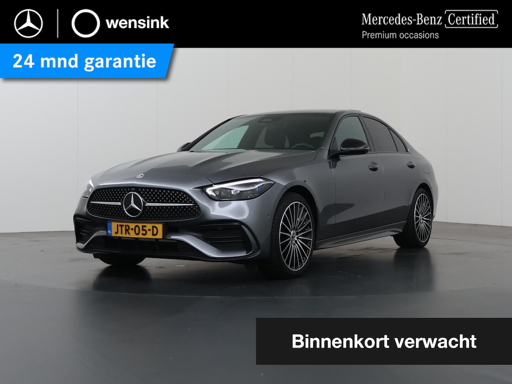Mercedes-Benz C-klasse 300 e Business Solution AMG | Night | Panoramadak | Trekhaak | Memory | Digital Light | 360 graden camera |