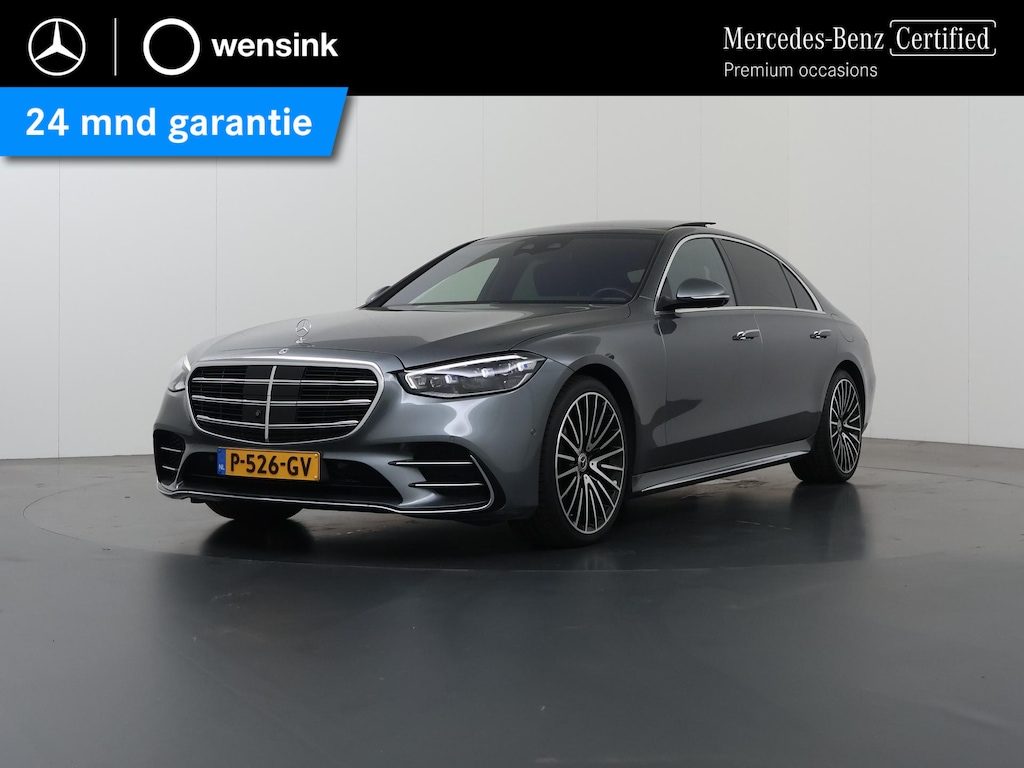 Mercedes-Benz S-klasse 580 e Lang AMG Line | Luchtvering | Burmester | Panoramadak | Laser led koplampen | Stoelventilatie |
