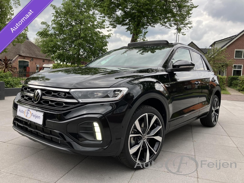 Volkswagen T-Roc DSG 1.5 TSI R-LINE EDITION PANORAMADAK , BLACK STYLE , KEYLESS ENTRY , IQ-LIGHT , LED , LANE ASSIST , ADAPTIVE CRUISE , STOEL VERWARMING , APPELE CARPLY , PRIVACY GLASS , CLIMA AIRCO , 19 INCH LM