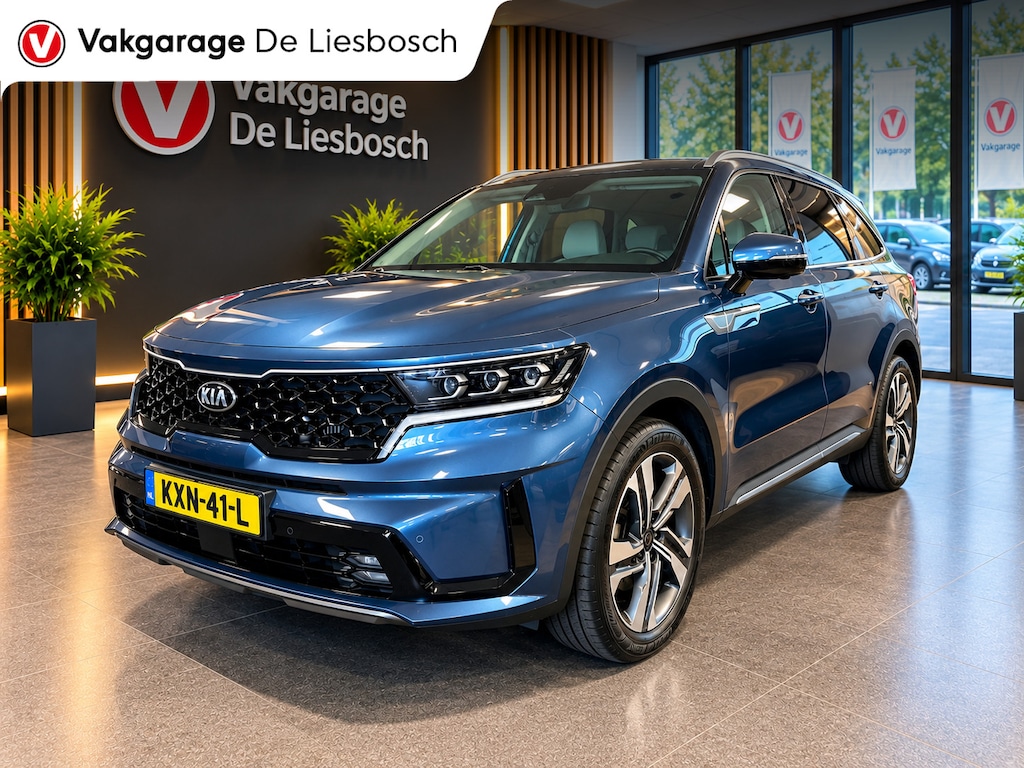 Kia Sorento 1.6 T-GDI Plug-in Hybrid 4WD DynamicLine 7persoons / Panoramadak / camera / leder / stoel en stoelverwarming