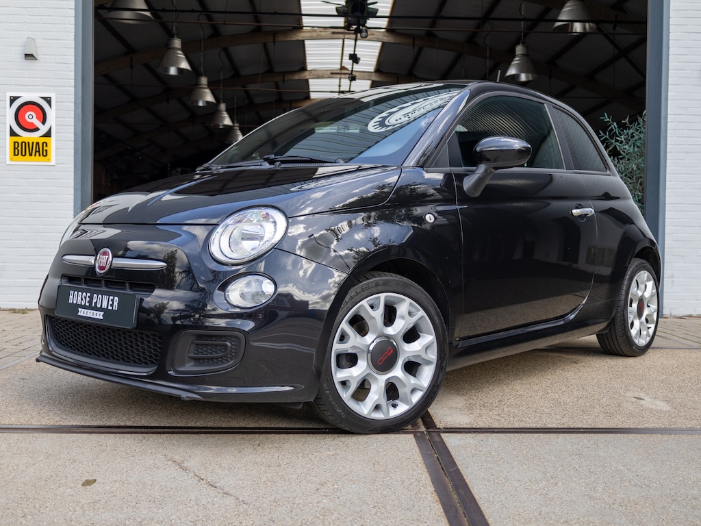Fiat 500 0.9 TwinAir Turbo 500S *A/C | Apple Carplay | Halfleder | 16" Lichtmetaal | Sportstoelen*