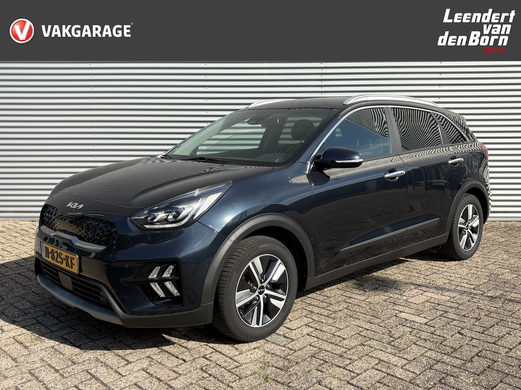 Kia Niro Hybrid 1.6 GDi DynamicPlusLine AUTOMAAT | Trekhaak | Stoel/Stuur verwarming | Adaptieve Cruise | Groot scherm Navigatie | Digitaal cockpit | Apple Carplay/Android Auto | Camera | Climate