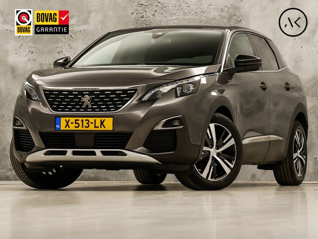 Peugeot 3008 1.2 PureTech GT-Line (APPLE CARPLAY, GROOT NAVI, 360 CAMERA, KEYLESS, SPORTSTOELEN, GETINT GLAS, LEDER, ZWART HEMEL, NIEUWSTAAT)