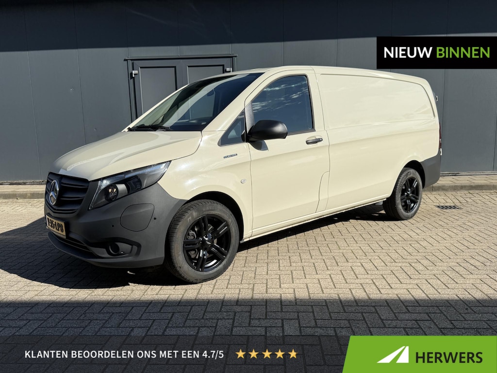 Mercedes-Benz eVito eVito Lang 66 kWh / Navigatie / Camera / Bluetooth / Airco / Snelladen / Cruise Control / Trekhaak / Stoelverwarming