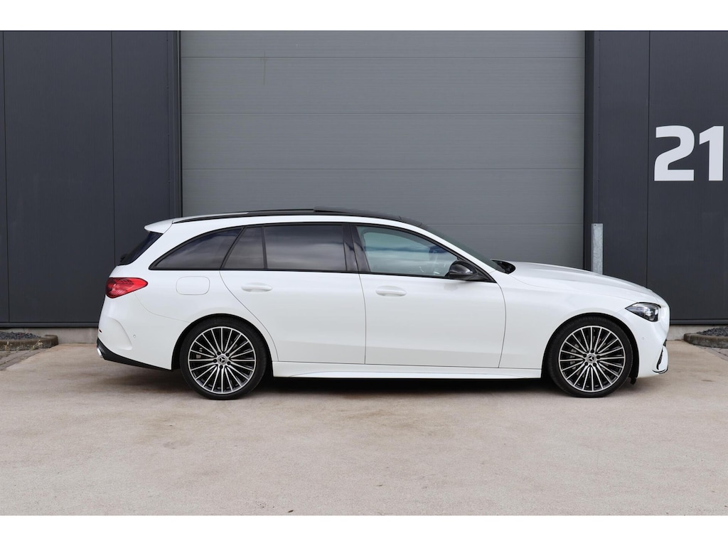 Mercedes-Benz C-klasse Estate 220 d AMG Line / Panoramadak / Memory Stoelen / Burmester Surround / Night Pakket / Trekhaak Wegklapbaar