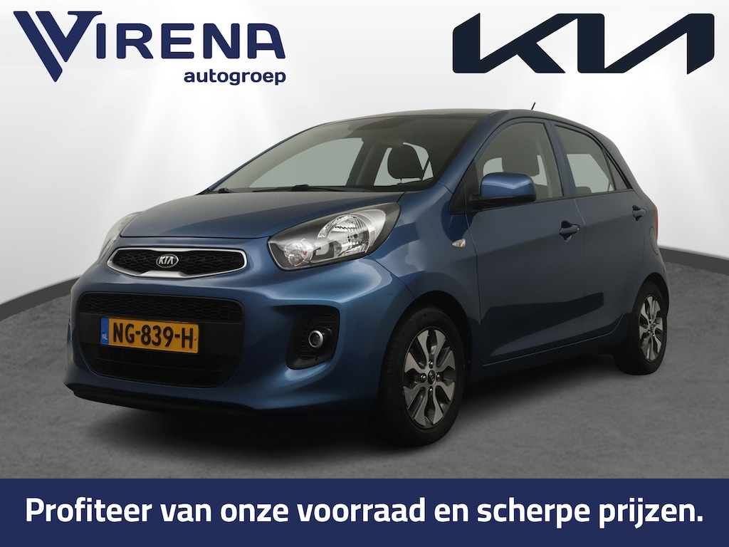Kia Picanto 1.0 CVVT EconomyPlusLine Airco - Bluetooth - Lichtmetalen velgen - Elektrische ramen - Virena zekerheidspakket t.w.v. €895,-