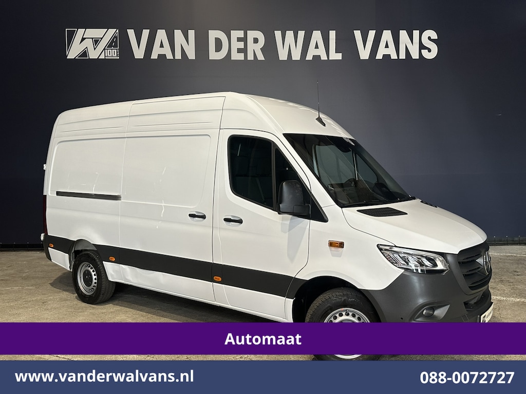 Mercedes-Benz Sprinter 317 CDI 170pk 9G-Tronic Automaat L2H2 Euro6 Airco | Camera | Navigatie | LED | Chauffeursstoel Cruisecontrol, Stoelverwarming, 270 Graden Achterdeuren, Parkeersensoren, Bijrijdersbank