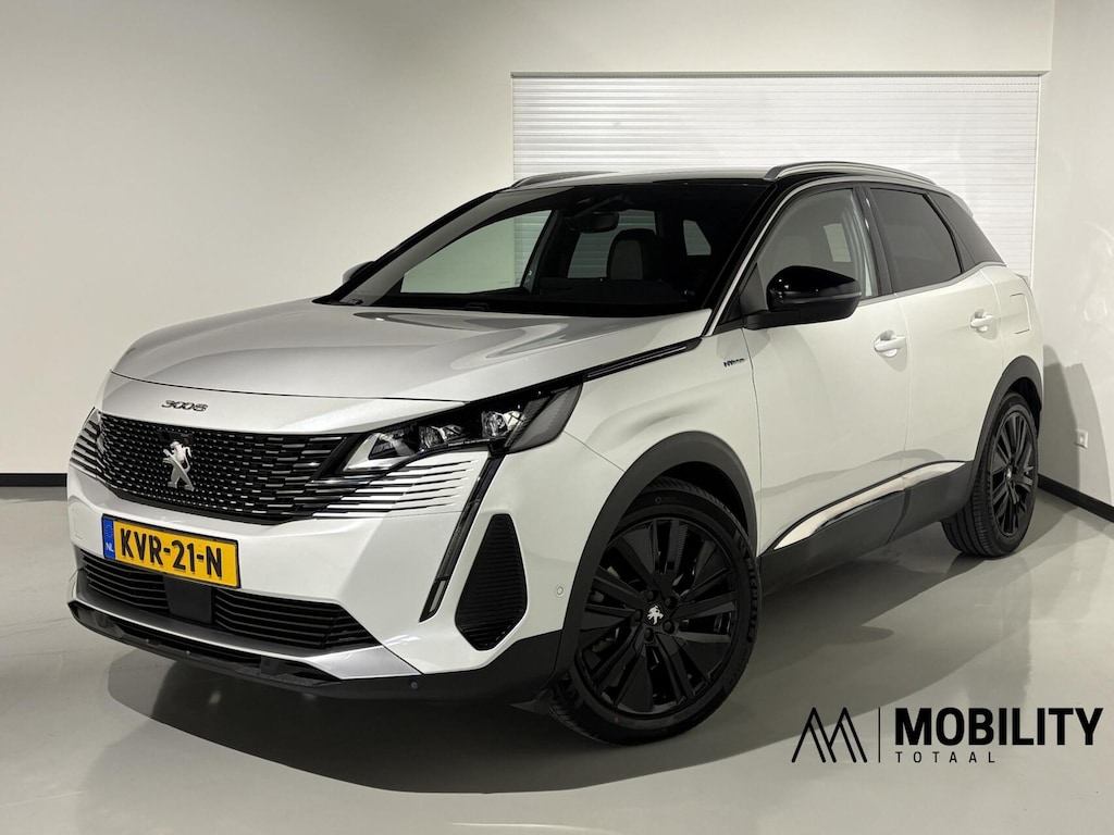 Peugeot 3008 1.6 HYbrid 225 GT|Black Pack|19 inch|Memory|360|FOCAL|Carplay|Navi|PDC|ACC|Side assist|Lane Assist|