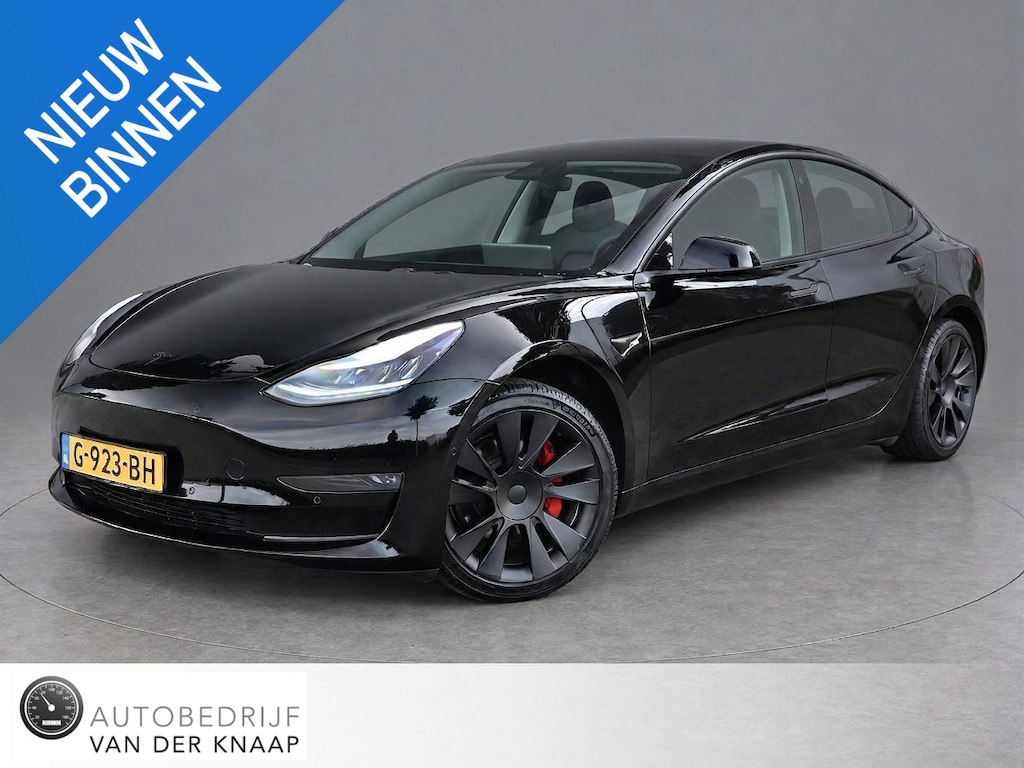 Tesla Model 3 Standard RWD Plus 60 kWh | Leder | Clima | Adapt. Cruise | Multimedia/Navi  | Elek. Stoelen | PDC + Camera |