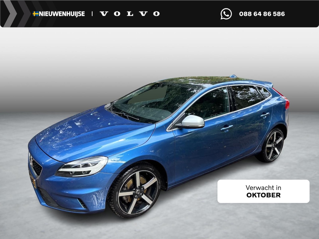 Volvo V40 2.0 T4 Business Sport | R-Design | Panoramadak | Achteruitrijcamera | Parkeersensoren | Lederen Bekleding | Stoelverwarming | LED Koplampen | Cruise Control | Navigatie