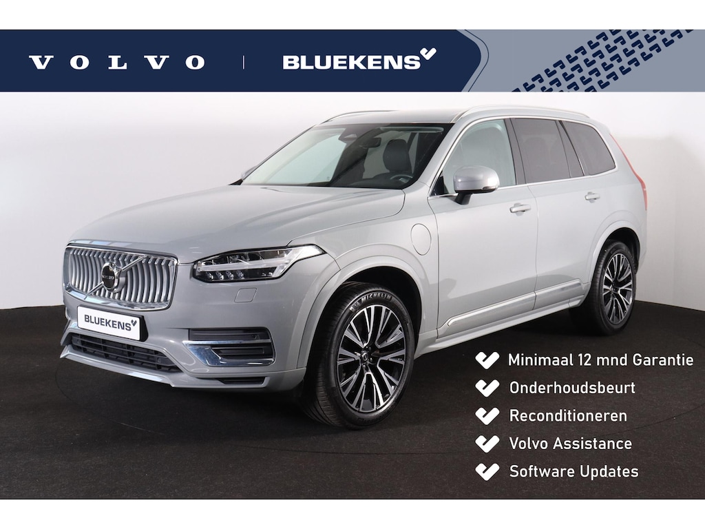 Volvo XC90 T8 Recharge AWD Core Bright - IntelliSafe Assist & Surround - Harman/Kardon audio - Adaptieve LED koplampen - Parkeercamera achter - Verwarmde voorstoelen, stuur & achterbank - Parkeersensoren voor & achter - Draadloze tel. lader - Extra getint glas - Inklapbare trekhaak - 20' LMV