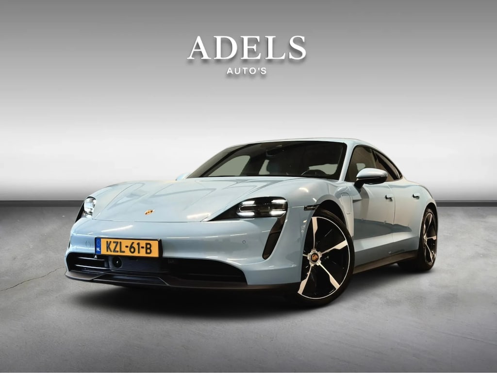 Porsche Taycan Performance 84 kWh IJsblauw Metallic Warmtepomp ACC Matrix 21 inch Keyless 1e Eigenaar Dealer Onderhouden