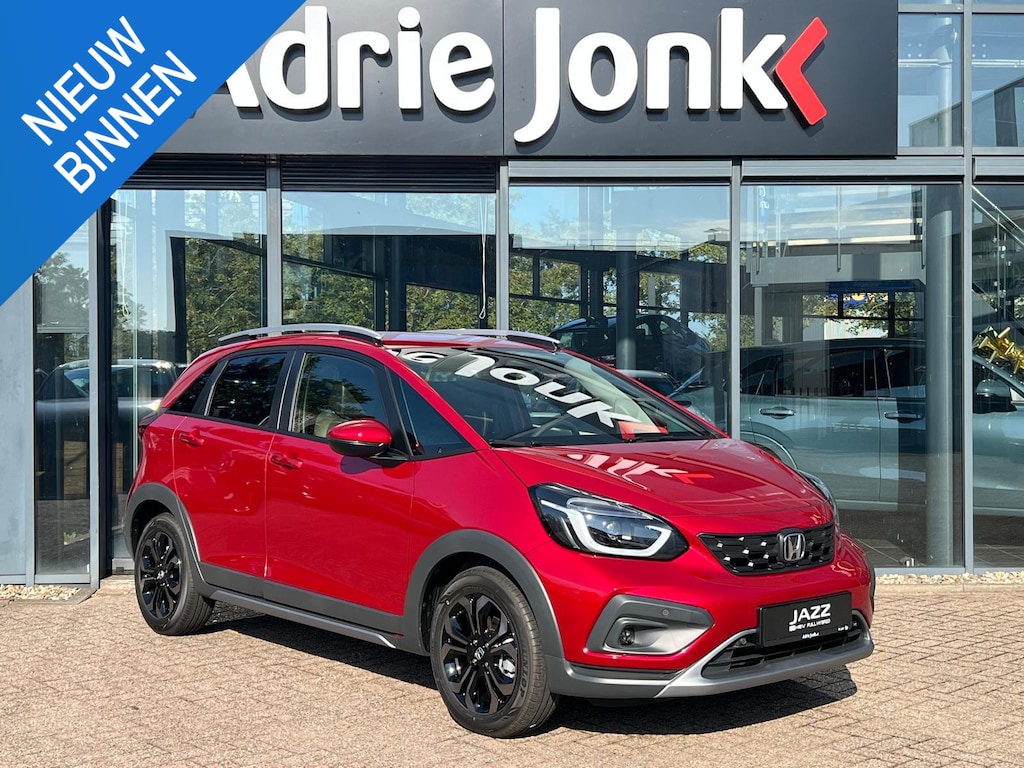 Honda Jazz 1.5 e:HEV Advance Crosstar NIEUW | AUTOMAAT | NAVI | APPLE CARPLAY | ANDROID AUTO | STOEL + SUURVERWARMING | ACC | ACHTERUITRIJCAMERA |