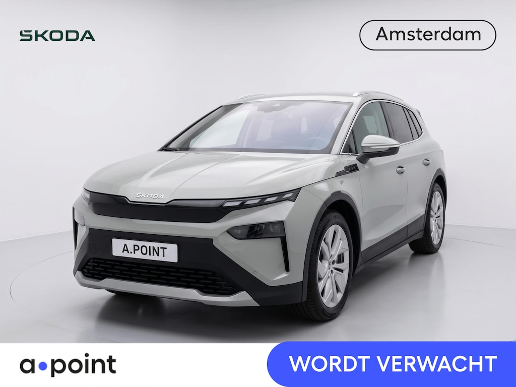 Skoda Elroq 85 Business Edition 286 pk | Verlengde garantie | Warmtepomp | Navigatie | Parkeersensoren | Achteruitrijcamera | Adaptieve cruise control | Stoelverwarming v\a | Verwamde voorruit | LED |