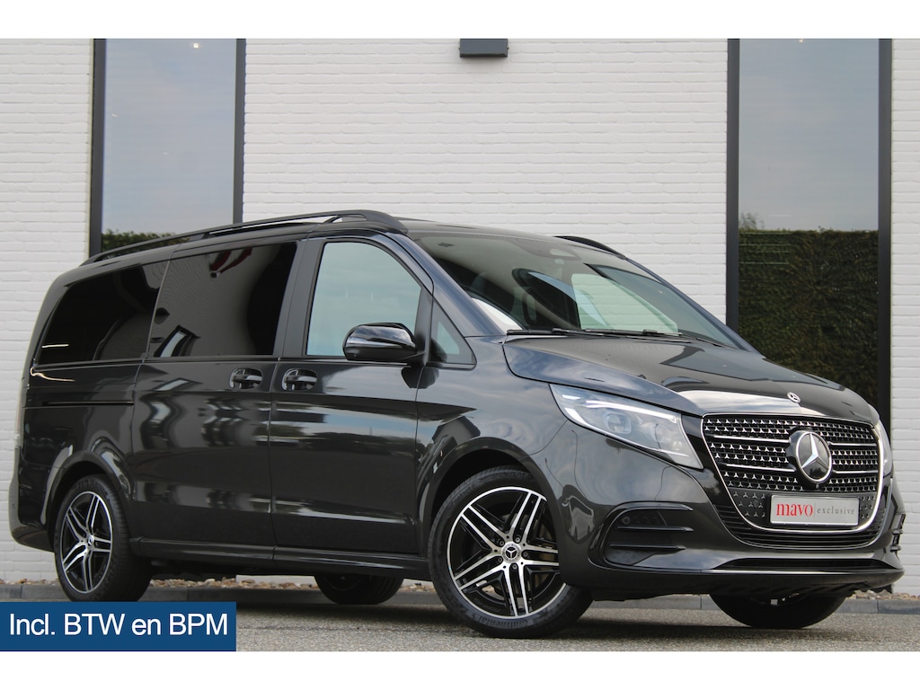 Mercedes-Benz V-klasse 300d / AMG / 4-Matic / 7-Persoons / Luchtvering / Pano / Elec Stoelen / Burmester / Vol Opties / NIEUWSTAAT.