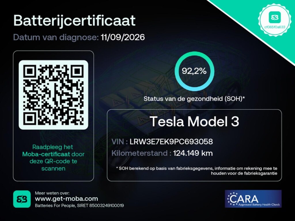 Tesla Model 3 Long-Range AWD 351pk 75 kWh 92.2% SoH UPGRADE [ AMD RYZEN+AUTOPILOT+WARMTEPOMP ]