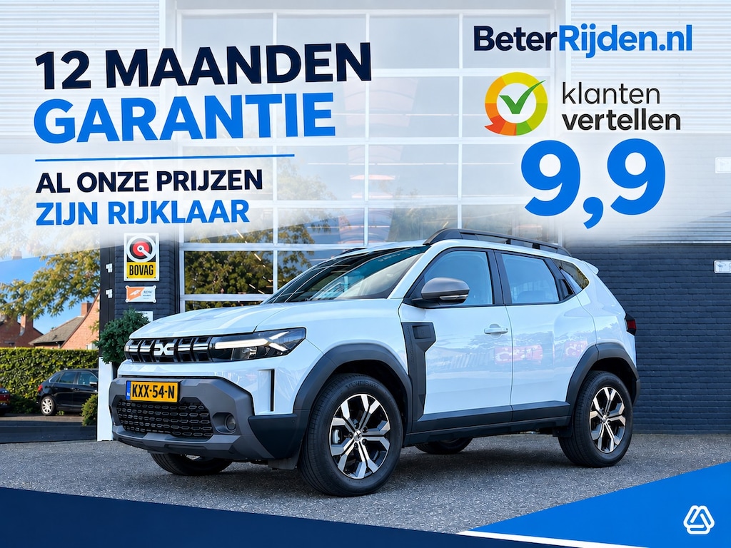 Dacia Duster 100 ECO-G Expression, Airco, Camera, CarPlay, Cruise, Virtual Cockpit, Bluetooth, DAB, Safety, Fabrieksgarantie