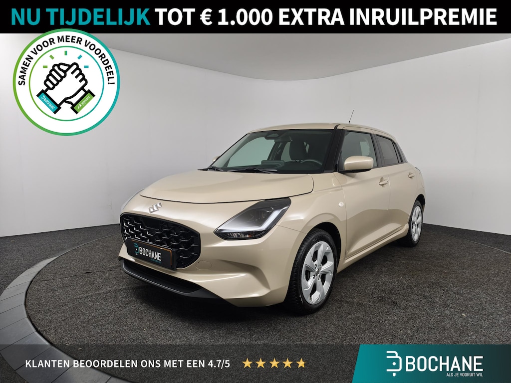 Suzuki Swift 1.2 Select Smart Hybrid Automaat 82PK | Adaptieve Cruise Control | Stoelverwarming | Navigatie | Achteruitrijcamera | Carplay