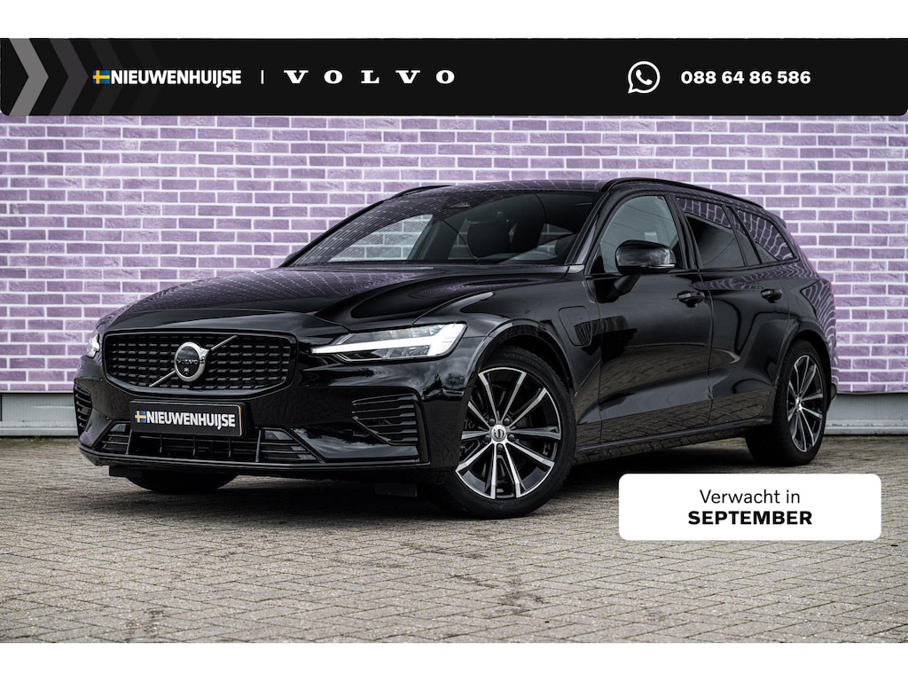 Volvo V60 2.0 T8 Plug-in Hybrid AWD Plus Dark | SOH:100% | PHEV Long Range | Trekhaak | Sportstoelen | Panoramadak | Harman Kardon Audio | Head-up Display | 360 Graden Camera | Stoelverwarming voor en achter | Keyless Entry | Elektrische Achterklep | Elektrisch Verstelbare Voorstoelen | Cruise Control Adaptief | BLIS | Google Navigatie | Apple Carplay | Android Auto