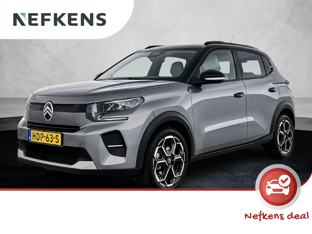 Citroën C3 1.2 100pk Max | Navigatie | Achteruitrijcamera | Climate control | Cruise control | Parkeersensoren | Led koplampen | Apple Carplay / Android Auto | DAB+ radio | Bluetooth | Donker getint glas | 17" lichtmetalen velgen |