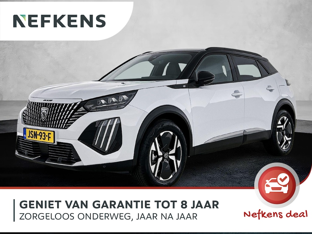Peugeot e-2008 156pk EV GT 54 kWh Automaat | 3 Fase | 403km WLTP Actieradius | Camera | Full Led koplampen | Parkeersensoren v+a | Keyless | Cruise Control | Dodehoekdetectie | Apple Carplay / Android Auto | Donker getint glas | 17" lichtmetalen velgen |