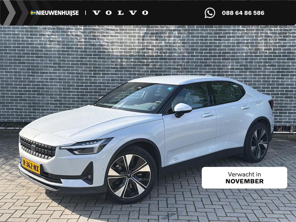 Polestar 2 Long Range Single Motor 78 kWh | 360 Graden Camera | Parkeersensoren | Keyless Entry | Elektrische Achterklep | Lichtmetalen Velgen 19 inch | Cruise Control Adaptief | BLIS | Google Navigatie | Apple Carplay | Android Auto