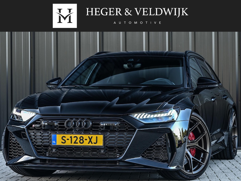 Audi RS6 A6 Avant TFSI quattro | Achterasbesturing | VOSSEN Velgen | B&O | 360 Camera | Luchtvering | Memory Seat | Stoelverwarming V+A | Stuurverwarming | Ambiance Interieur | Trekhaak |