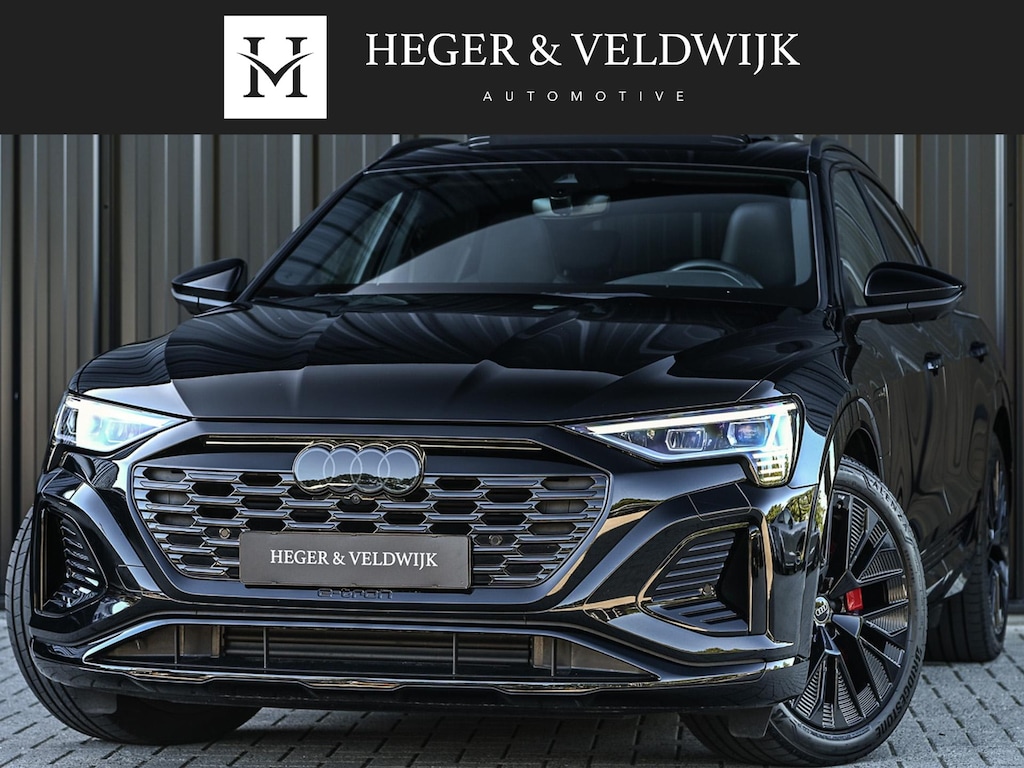 Audi Q8 Sportback e-tron 55 quattro S Edition 115 kWh 408pk | Panoramadak | 360 Camera | Luchtvering | Adaptive Cruise | Memory Seat | Stoel + Stuurverwarming | Keyless Entry | Elektr. Verst. Stuur |