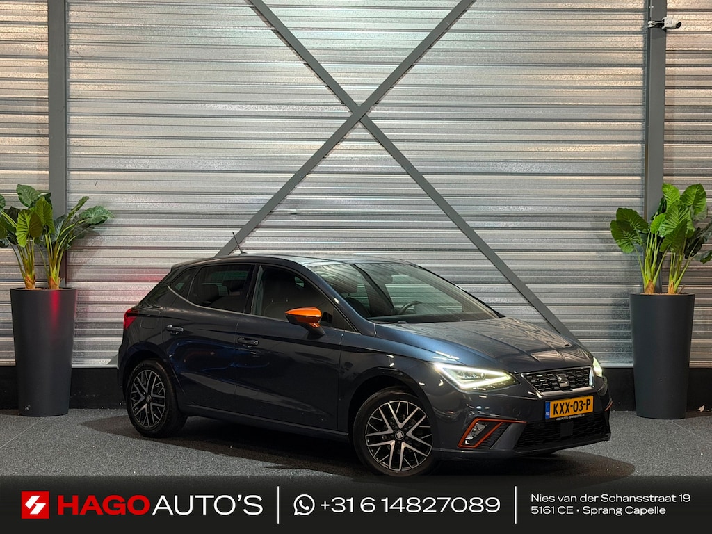 SEAT Ibiza 1.0 TSI BEATS LED/VIRTUAL/SFEERV/NAVI/CARPLAY/CRUISE/CAMERA/PDC/HALF-LEDER-ALCANTARA/CLIMATE/12-MND-GARANTIE