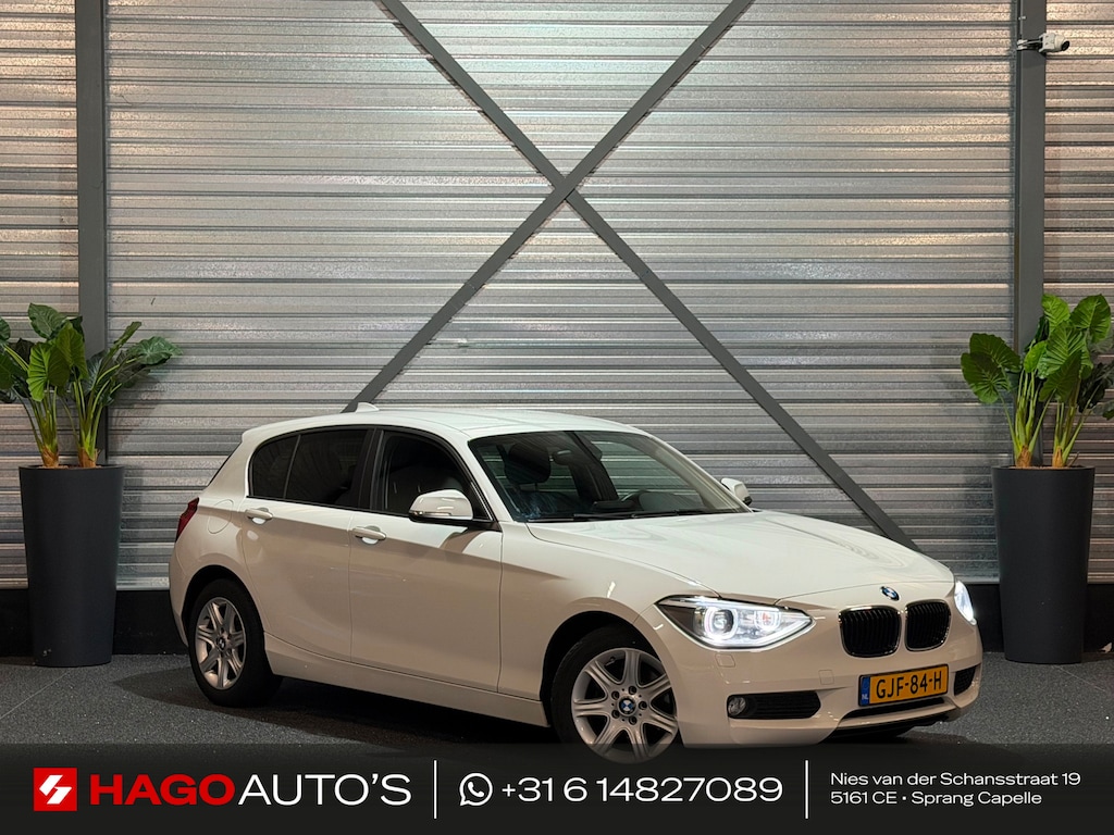 BMW 1-Serie 114i EDE High Executive XENON/CRUISE/PDC/CLIMATE/STOELVERW/MULTIMEDIA/RIJMODUS/GARANTIE