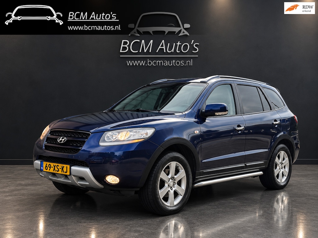 Hyundai Santa Fe 2.7i V6 4WD Style 7p |Automaat|Leer|Trekhaak|AppleCarplay|Stoelverwarming|7 Persoons|