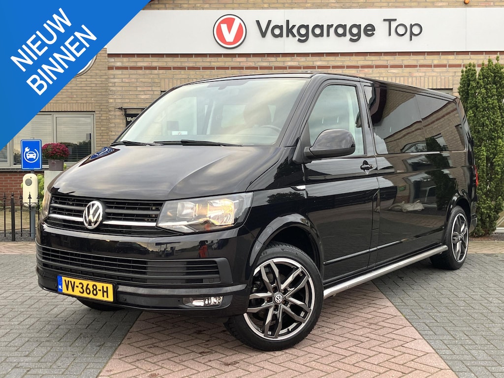 Volkswagen Transporter 2.0 TDI L2H1 DC Highline | Trekhaak | 100% onderhouden