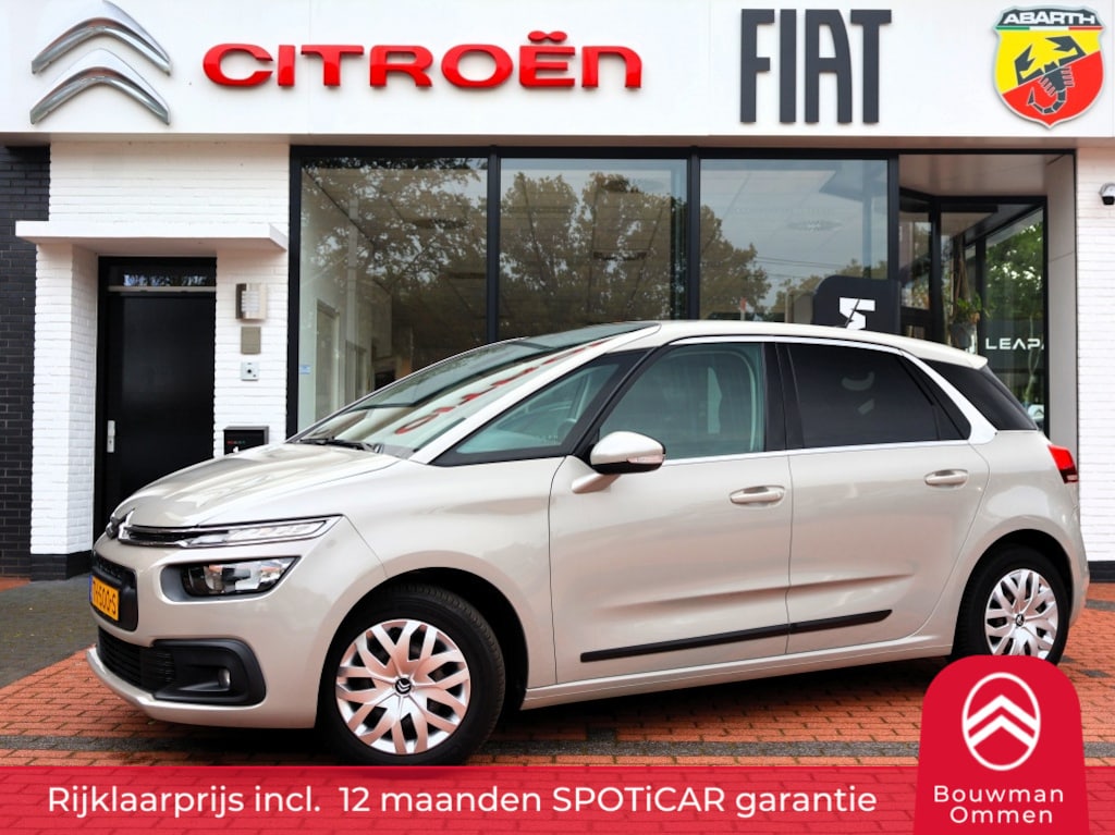 Citroën C4 SpaceTourer PureTech turbo 130PK H6 S&S Selection, Rijklaarprijs | Navigatie | DAB+ | Trekhaak |