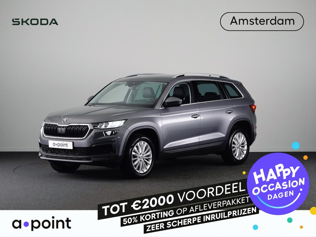 Skoda Kodiaq 1.5 TSI 150pk Business Edition DSG-7 150pk | Navigatiesysteem  |Assistentie Pakket | Apple Carplay/Android Auto | Cruise control,  | Climate control |  LED koplampen |  lederen/stof bekleding |  lichtmetalen velgen 18" |