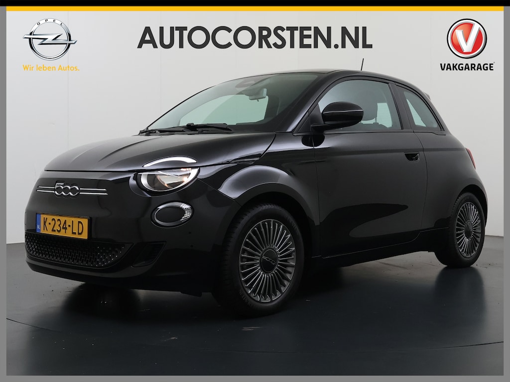 Fiat 500e Icon Long Range 42kWh SOH 91% Apple Carplay Android Auto Navi Ecc Cruise Control Keyless DAB Led Lmv Bluetooth Isofix Wifi Lane Assist Regen-Lichtsensor Grote Accu 1e Eigenaar Origineel Nederlandse Auto