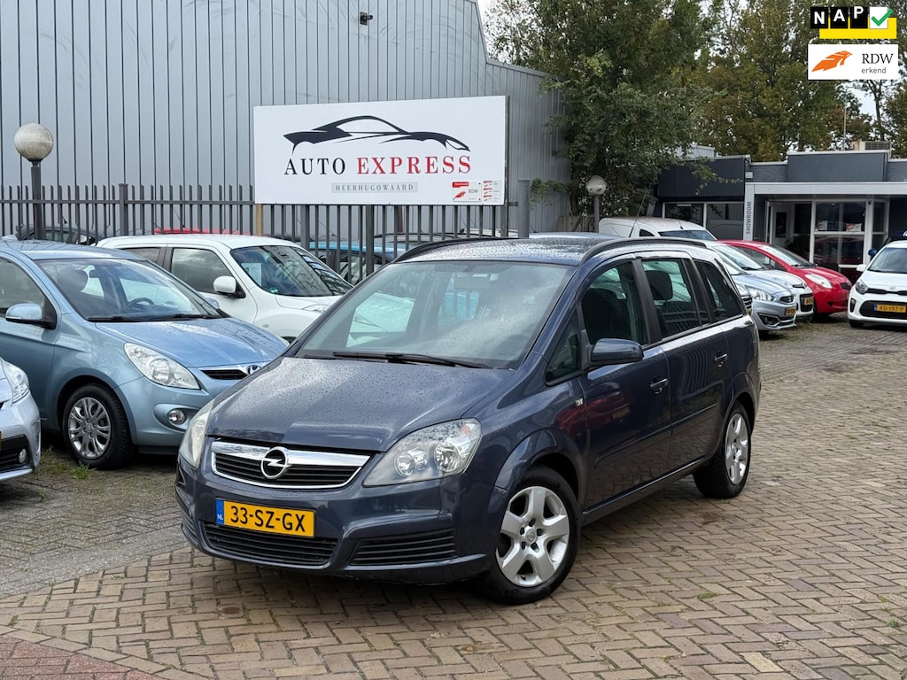 Opel Zafira 1.8 Enjoy/Automaat/7P/Airco/Elek Raam/Nap/Apk/3 Maanden Garantie