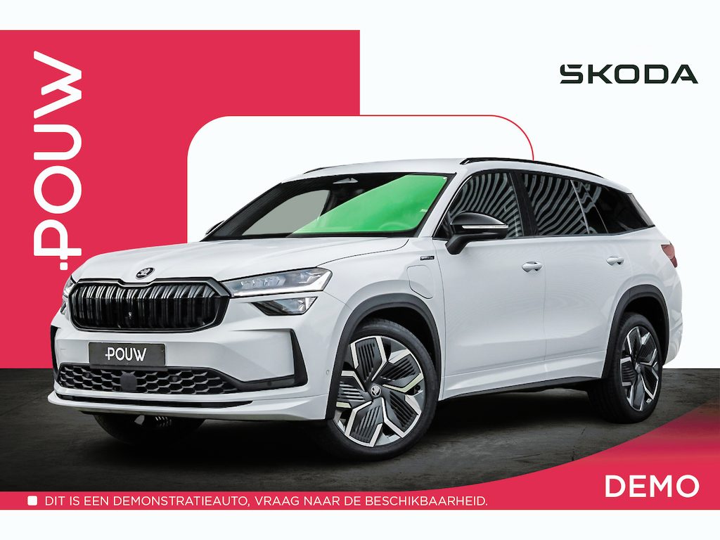 Skoda Kodiaq 1.5 TSI 204pk PHEV Sportline Business | Trekhaak | Adaptief Onderstel | Head-up | Achterbank Verwarmd