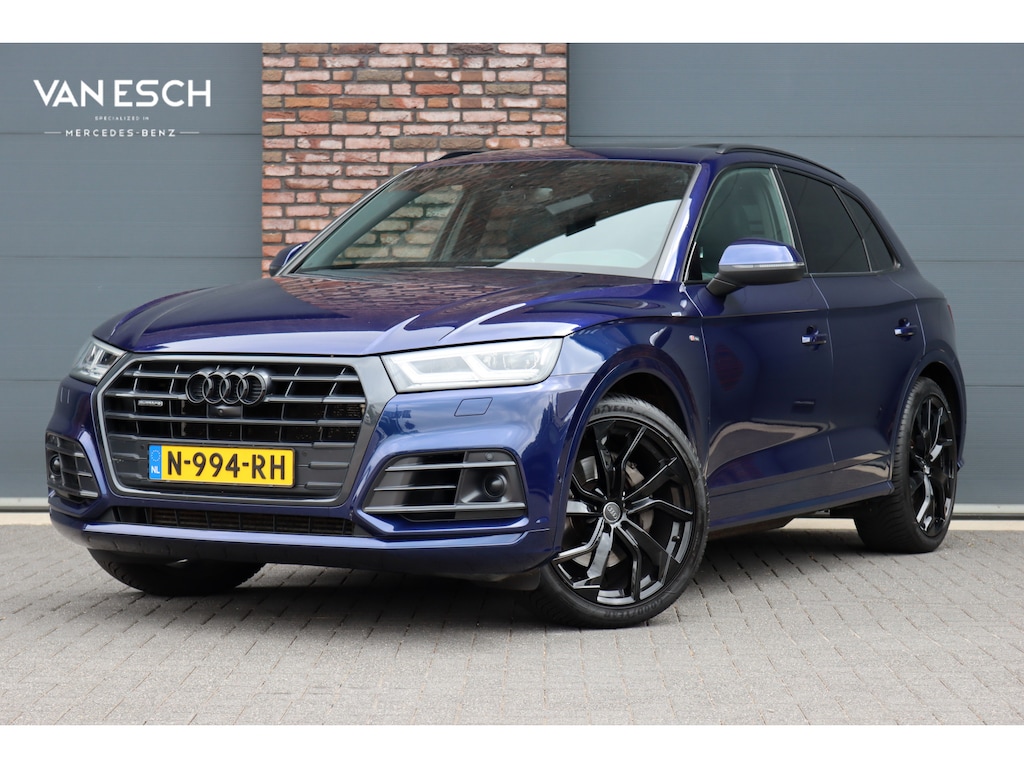 Audi Q5 3.0 TDI Quattro Sport S Line Black Edition | Luchtvering | Bang&Olufsen | ACC | Nappa Leder | Memory | Surround Camera | Stoelverwarming V+A | Panoramadak |