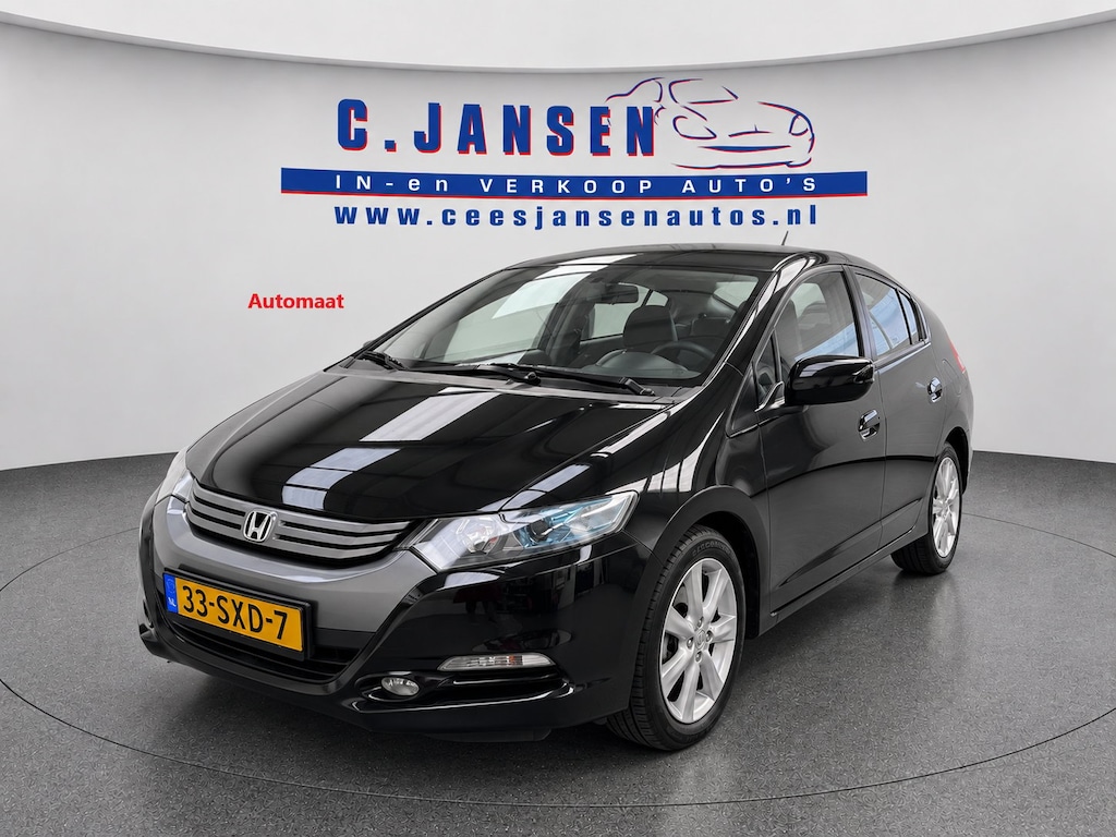 Honda Insight 1.3 Elegance Automaat! NAP! | Leer | Airco | Stoelverwarming | ECO functie | Lichtmetalen velgen 16" | Regensensor