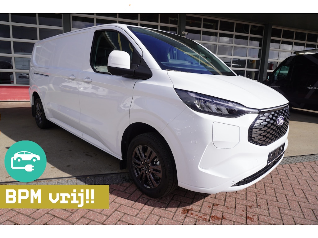 Ford E-Transit Custom 320L L2H1 Limited 65 kWh 160KW/218PK Automaat met POWERPACK Nr. V044 | Airco | Cruise | Apple CP- Android auto | Trekhaak
