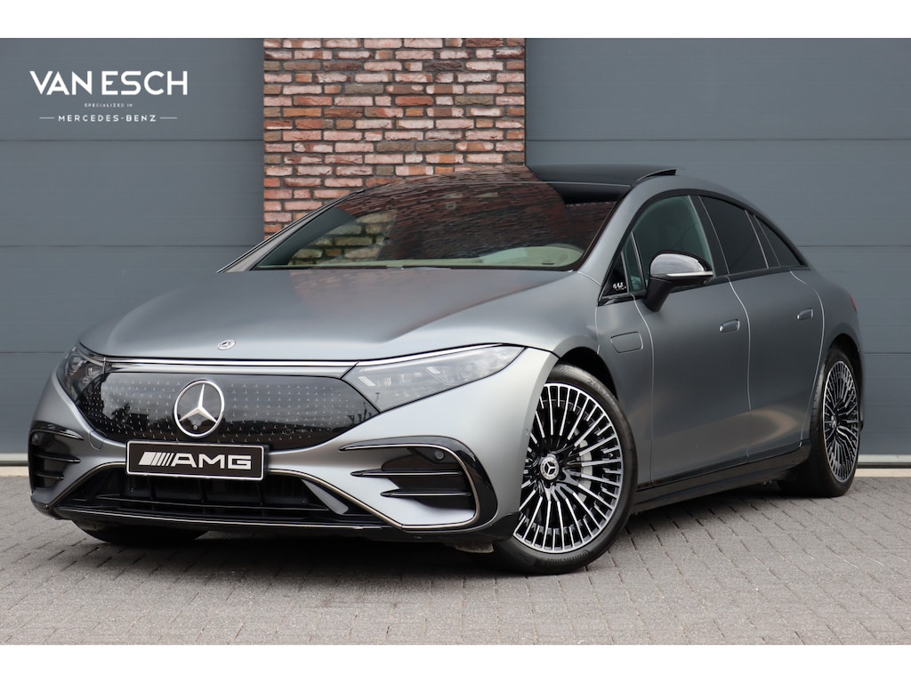 Mercedes-Benz EQS 580 4MATIC AMG Line 108 kWh | Luchtvering | Hyperscreen | Achterasbesturing | Distronic+ | Stoelventilatie | Massage | HUD | Verwarmd Stuurwiel | Digital Light |