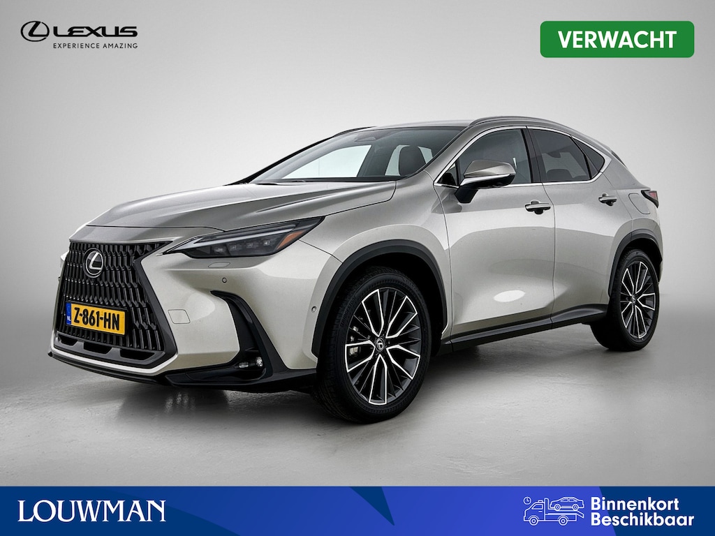 Lexus NX 350h AWD President Line | BTW | Mark Levinson | Rood Lederen bekleding | Memory Seat | Stoel+stuurverwarming | Stoelventilatie | BlindSpot Monitor | Trekhaak afneembaar | 360 Camera | Elektrische achterklep | Parkee