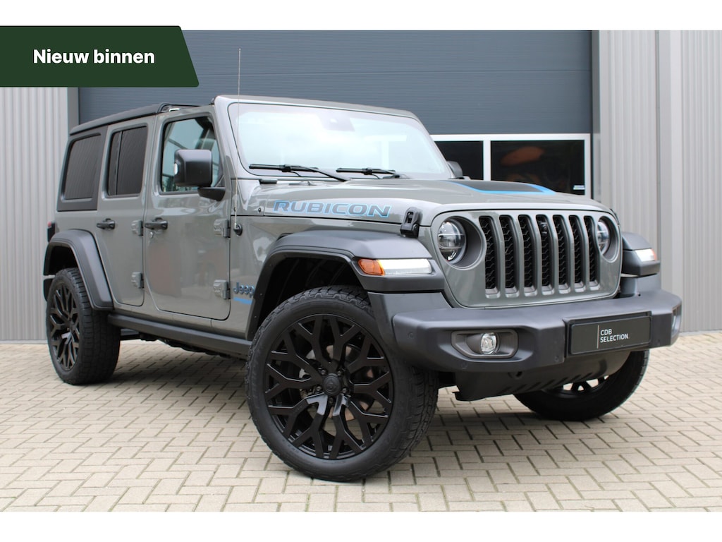 Jeep Wrangler Unlimited 4xe 380 Rubicon | Brute 22 INCH | Full Option | Leder | 360 Camera
