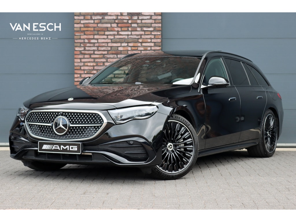 Mercedes-Benz E-klasse Estate 300 e AMG Line | Hyperscreen | Distronic+ | Nappa Leder | Burmester | Massage | Stoelventilatie | Digital Light | Trekhaak | Pamoramdak | HUD | Verwarmd Stuurwiel |