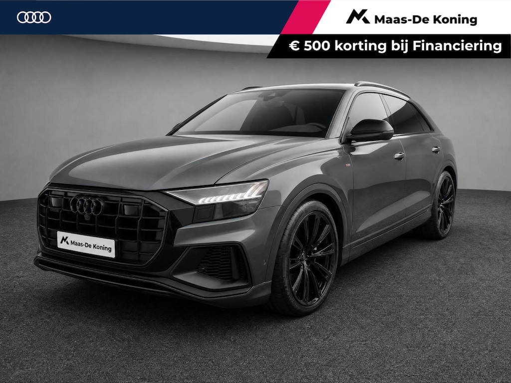 Audi Q8 55 TFSIe 381pk Tiptronic Quattro Pro Line S · Panoramadak · 360 Camera · Wegklapbare Trekhaak · Apple/Android Car Play · Luchtvering · 23'' Inch ·