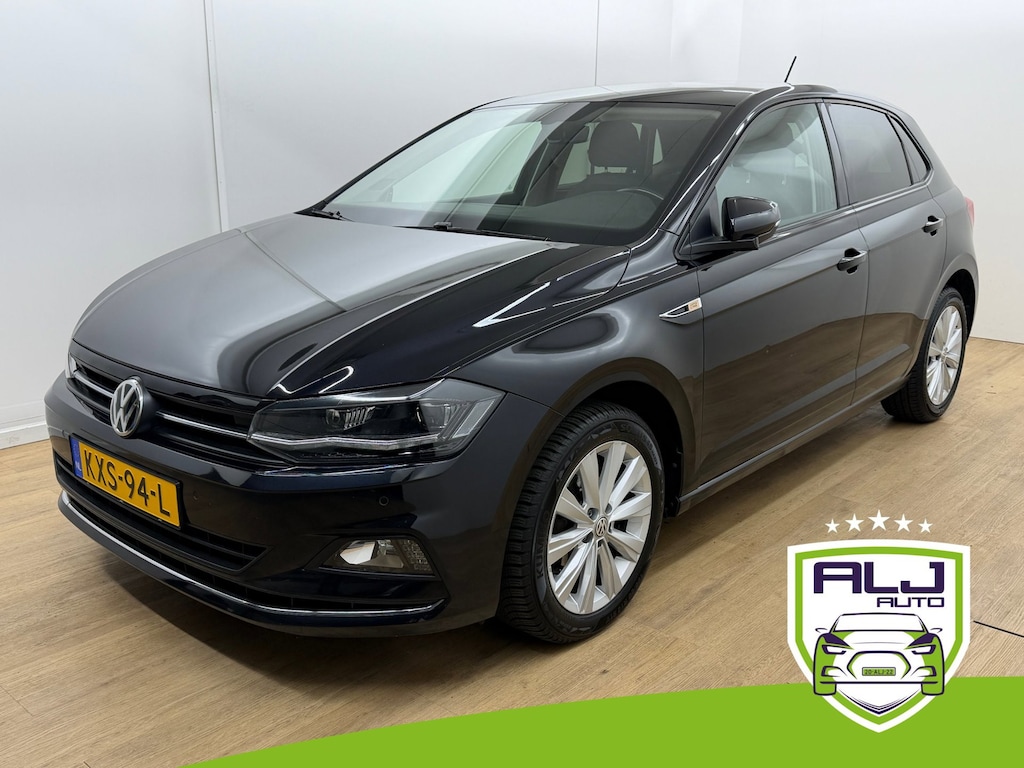 Volkswagen Polo Occasion 1.0 TSI Highline Business R | Zwart | Tweedehands Volkswagen Polo | Cruise | Airco | Carplay | Parkeercam