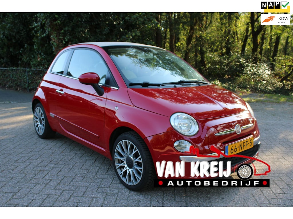 Fiat 500C 1.2 Pop, Cabrio, 1e Eign. Airco,Pdc, Lm, Nap